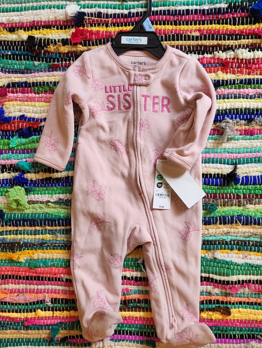 Carter's "Little Sister" Fleece Pajamas